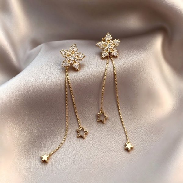 zinc Needle Earrings