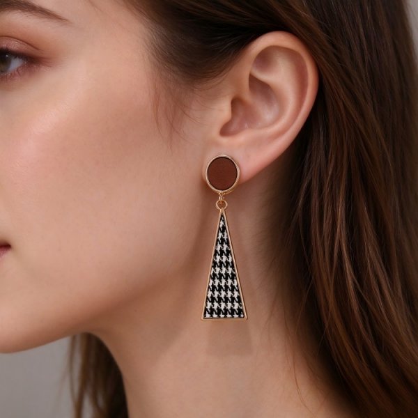 zinc Needle Earrings