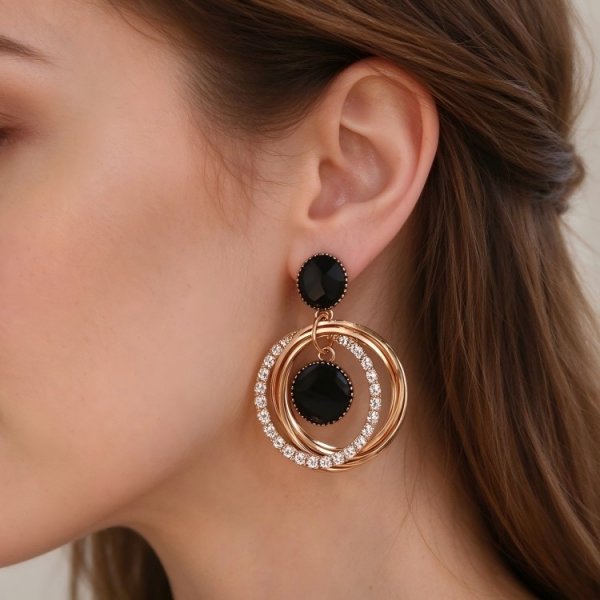 zinc Needle Earrings